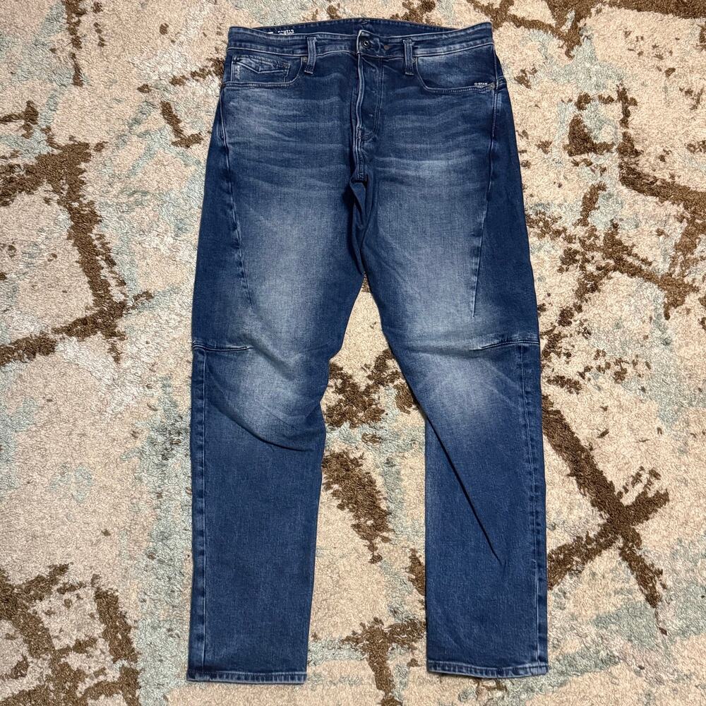 G Star Raw Scutar 3D Slim Tapered Jeans Size 34x32 Streetwear